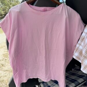 NUUDS crew neck Muscle Tee in Bon-Bon